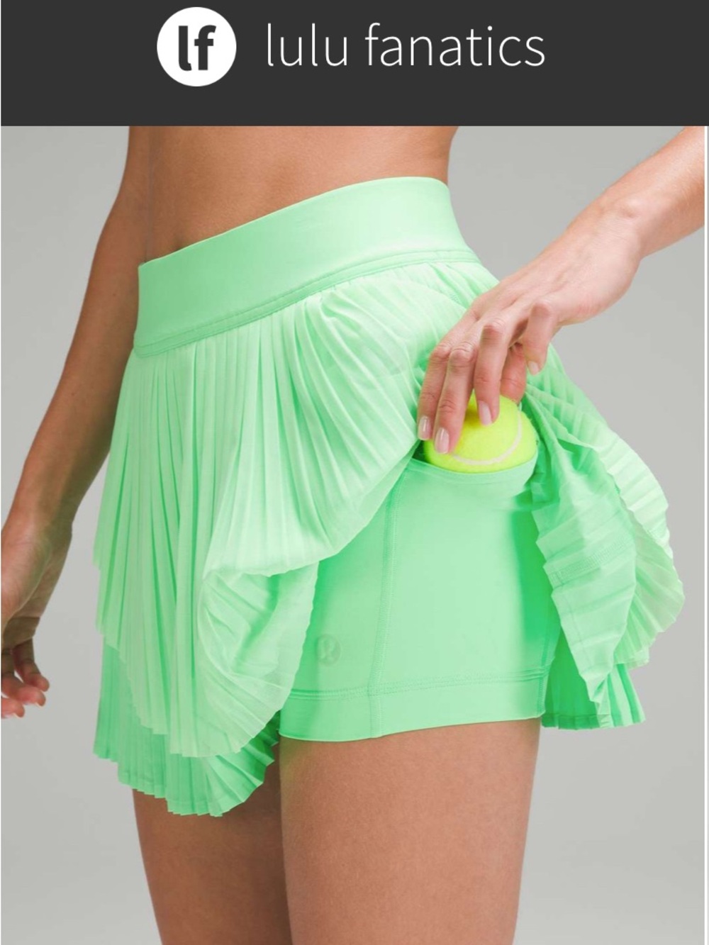 lululemon Athletic Skirt in Mint Green